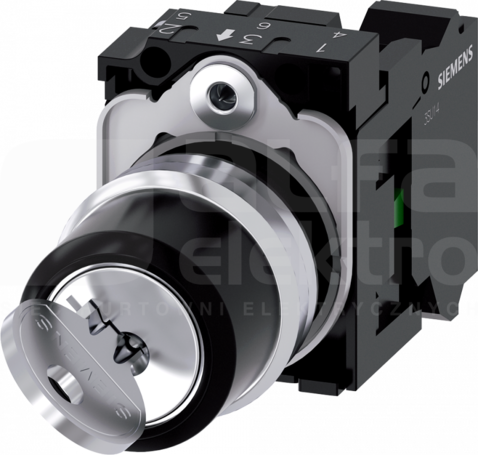 SIRIUS ACT 22mm O-I 1NO b/samop. Przełącznik z kluczem RONIS metal