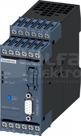 SIMOCODE PRO V RS485 4I/3O 110-240VAC/DC Jednostka podstawowa