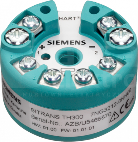 PRZETWORNIK TEMPERATURY TH300 SIMATIC SITRANS AKCESORIA