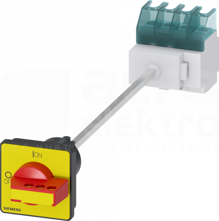 SENTRON 3P 32A czerwony/żółty Rozłącznik główny/awaryjny