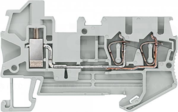 8WH21032BF00 0,08-2,5mm2 Zacisk przelotowy szary