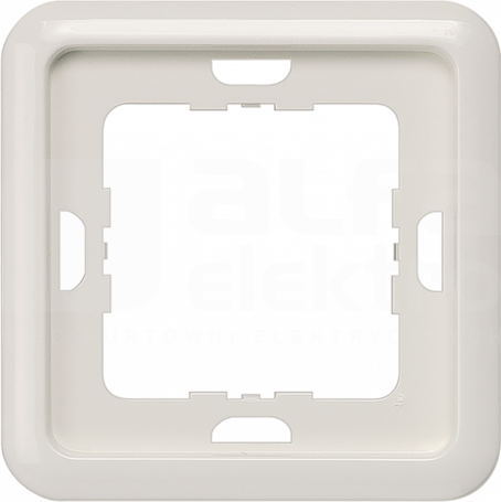 RAMKA 1-KROTNA 80mm Delta biały tytan