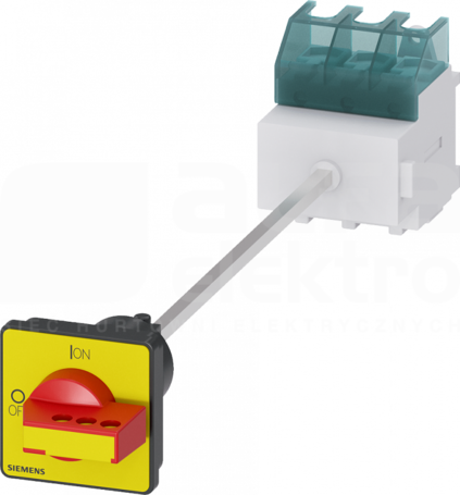 SENTRON 3P 63A czerwony/żółty Rozłącznik główny/awaryjny