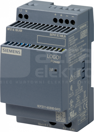LOGO POWER 5VDC/6,3A 100-240VAC Zasilacz