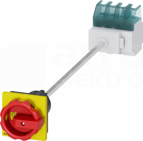 SENTRON 4P 25A czerwony/żółty Rozłącznik główny/awaryjny