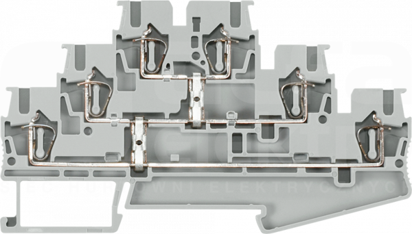 8WH20350AF00 2,5mm2 Zacisk przelotowy szary