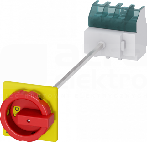 SENTRON 4P 63A czerwony/żółty Rozłącznik główny/awaryjny