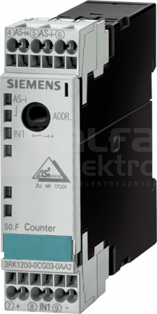 AS-I SLIMLINE 1DI licznik. Moduł wejść cyfrowych