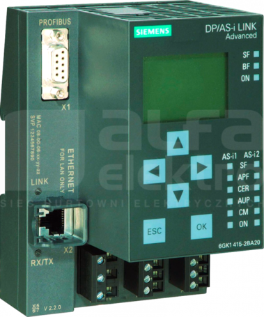 SIMATIC NET DP/AS-I LINK ADVANCED Moduł komunikacyjny