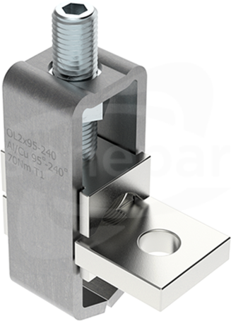 OL240-2 Al/Cu 2x95-240mm² Zacisk aparatowy