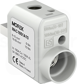 SR50M 1xAl/Cu 6-50mm2 690V Zacisk aparatowy