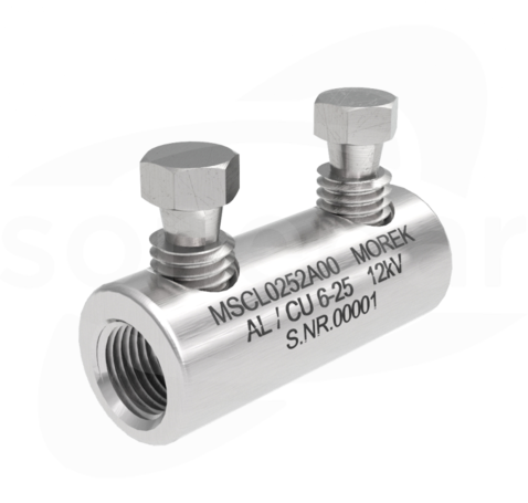 MSCL25 Al/Cu 6-25mm2 12kV Złączka kablowe zrywalne śruby