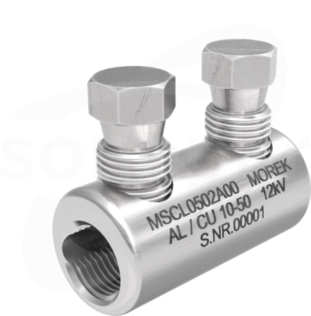MSCL50  Al/Cu 10-50mm2 12kV 2xśruba Złączka śrubowa