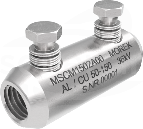 MSCM150  Al/Cu 50-150mm2 36kV 2xśruba Złączka śrubowa