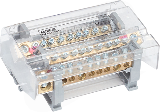 MAB160A-9 4P 1x50 + 2x35 + 6x16mm2 Blok dystrybucyjno-rozdzielczy