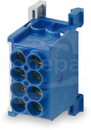MAG25-2 4x25mm2 400V niebieski Złączka rozgałęźna