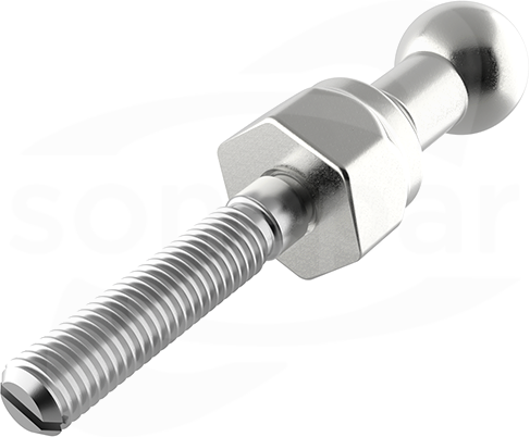 MGA M12/M12 Adapter trzpienia kulowego uziemiacza