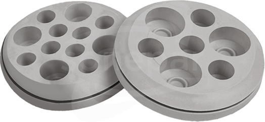 MGD12 IP54 RAL 7035 grey M FI50mm Przepust kablowy