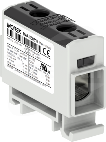 OTL50 1xAl/Cu 1,5-50mm2 1000V czarny Zacisk uniwersalny 1 tor