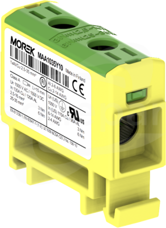 OTL35 1xAl/Cu 2,5-35mm2 1000V żółto-zielony Zacisk uniwersalny 1 tor