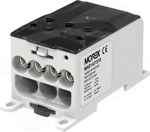 OJL400A we:1xAl/Cu240 wy:4x35/3x50mm2 Blok dystrybucyjny