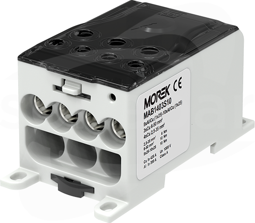 OJL400AF we: 10x(1x25) wy: 4x35/3X50mm2 Blok dystrybucyjny
