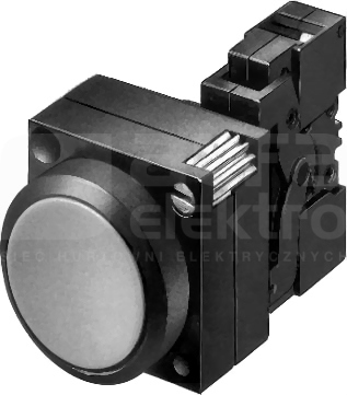 SIRIUS 22mm 1NO+1NC czerwony Przycisk sterowniczy płaski