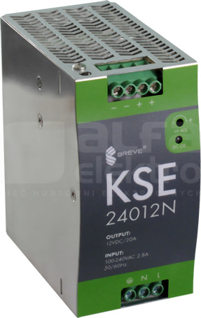 KSE  24012N 230/ 12VDC 14A Zasilacz