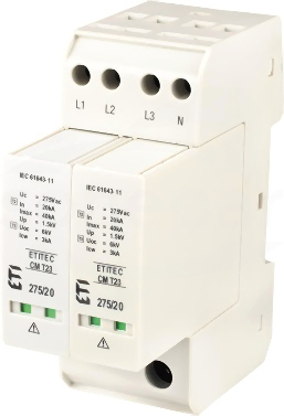 ETITEC CM T23 275/20 4+0   Ogranicznik przepięć