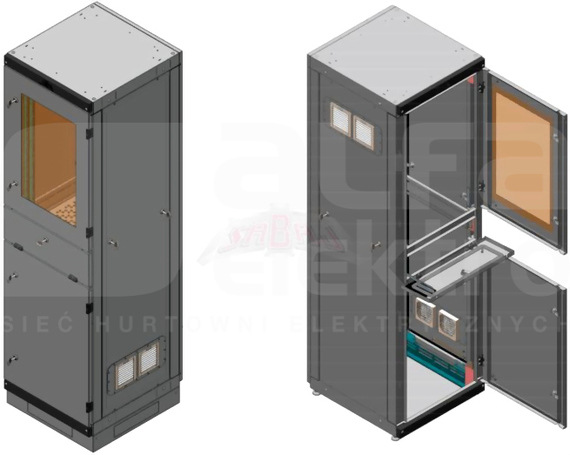 42U 600x600 WR IP54 RAL 7035 Obudowa