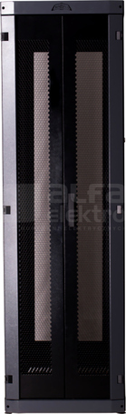 ACE 19 32Ux800x800mm czarny Szafa drzwi przed/tylne dziel.perf.