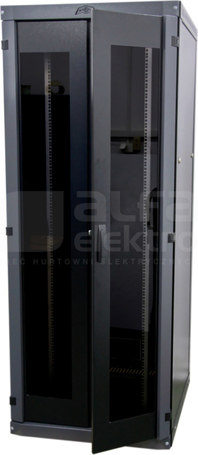 ACE 19 32Ux800x800mm czarny Szafa drzwi przed.dziel.szkl/osł.tylna