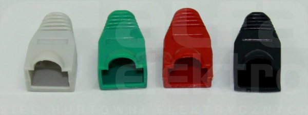 Osłona wtyczek RJ45 szary (50szt) Szafa 19 akcesoria