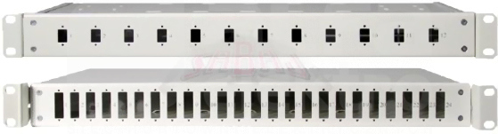 Panel światł.1U 12xSC Szafa 19 akcesoria