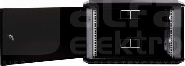 SIDE-O 19 12Ux617x428mm czarny Szafa wisząca drzwi pełne