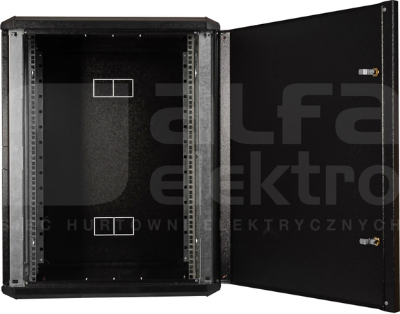 SIDE-O 19 18Ux617x628mm czarny Szafa wisząca drzwi pełne