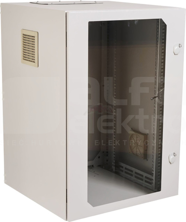 SWK 19 12Ux600x600mm IP54 biały Szafa wisząca wewn.drzwi z szybą