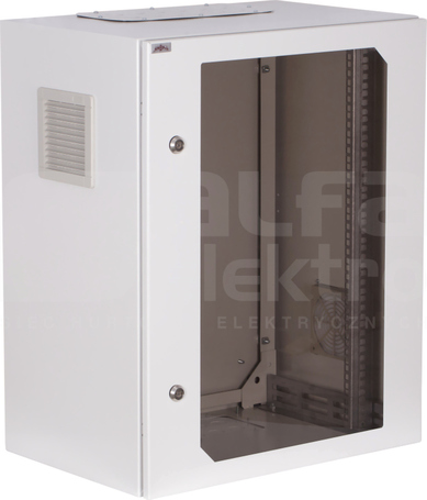 SWK 19 15Ux600x600mm IP54 biały Szafa wisząca wewn.drzwi z szybą