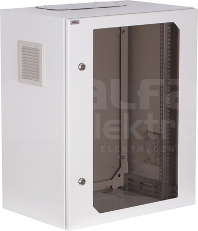 SWK 19 18Ux600x600mm IP54 biały Szafa wisząca wewn.drzwi z szybą