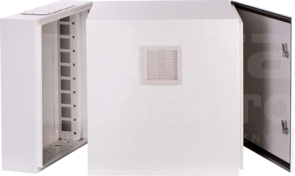 SWKD 19 12Ux600x400mm IP54 szary Szafa wisząca dwudz.zewn.drzwi pełne