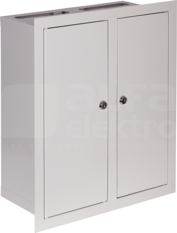 RL-2L 1F12 zamek Rozdzielnica podtynkowa licznikowa 2x1F metalowa