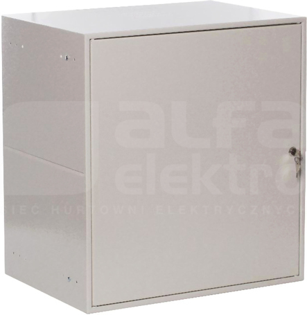 SZW SIMPLE 19 12Ux555x400mm biały IP30 Szafa rack wisząca drzwi pełne