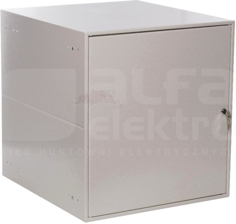 SZW SIMPLE 19 12Ux555x600mm biały IP30 Szafa rack wisząca drzwi pełne