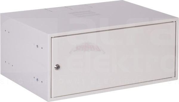 SZW SIMPLE 19 4Ux555x400mm biały IP30 Szafa rack wisząca drzwi pełne