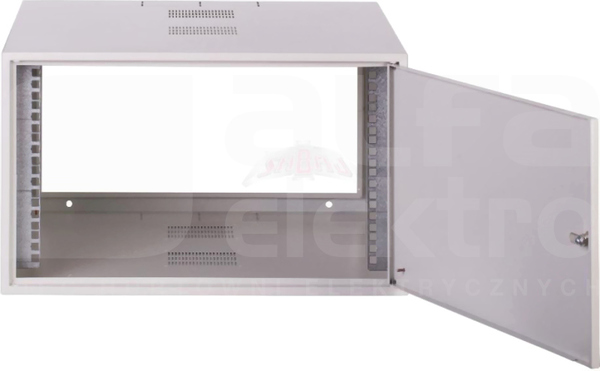SZW SIMPLE 19 6Ux555x600mm biały IP30 Szafa rack wisząca drzwi pełne