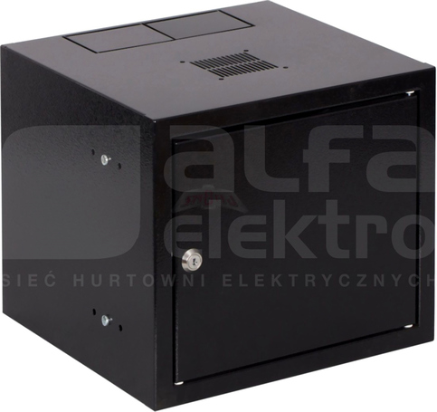 SZW 10 4Ux310x300mm czarny Szafa wisząca drzwi pełne