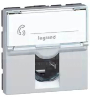 M45 2M 1xRJ45 STP kat.6A aluminium Gniazdo teleinformatyczne