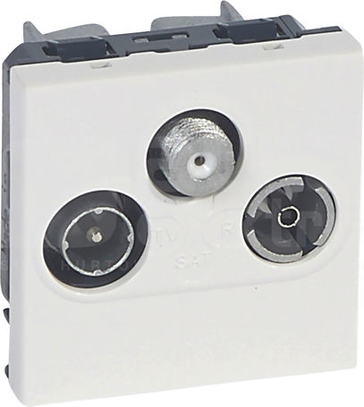 M45 2M TV/FM/SAT aluminium Gniazdo TV końcowe