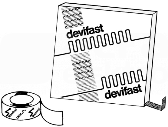 DEVIFAST 5m Taśma stalowa
