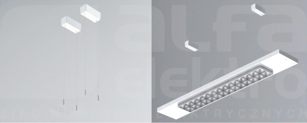 P236/58 LED SOSP+CAVO SINGOLO Akcesoria